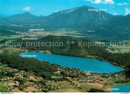 Ferlach Kaernten Klopeiner-See Jauntal Fliegeraufnahme
