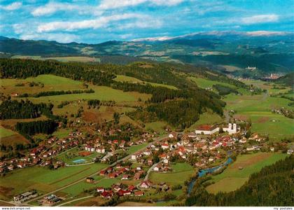 Gurk Gurktal Kaernten AT Dom-zu-Gurk Salvatorianerkolleg Kirche Luftbild Tal Wie