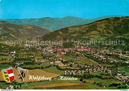 Wolfsberg Kaernten Fliegeraufnahme Lavanttal