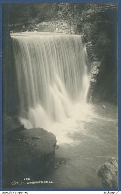 Gütle-Wasserfall Restaurant Gütle Dornbirn Foto, ungebraucht (AK1635)