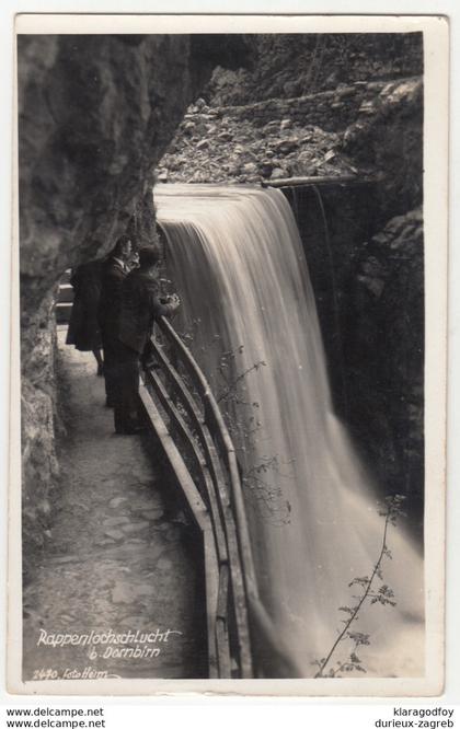 Rappenlochschlucht bei Dornbirn old postcard unused b181015