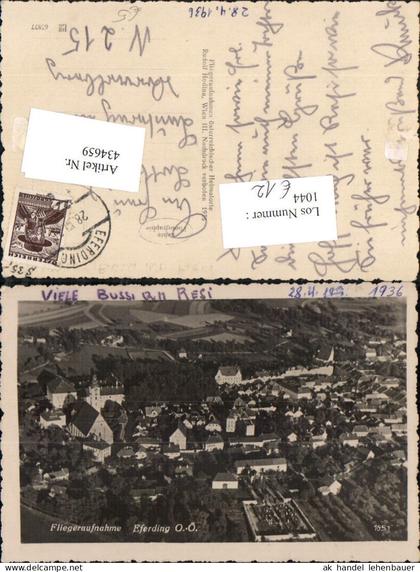 434659,Eferding Totale Fliegeraufnahme