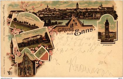 CPA AK Gruss aus Enns Vorlaufer AUSTRIA OSTERREICH (1274668)