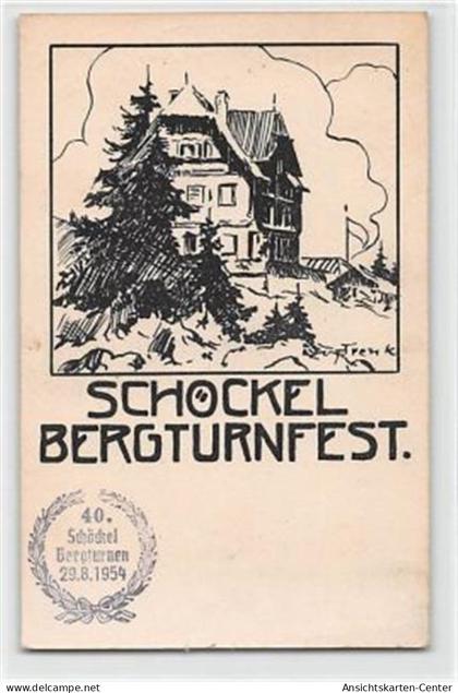39122644 - Kuenstlerkarte Schoeckel Bergturnfest bei St. Radegund ungelaufen  Gute Erhaltung.