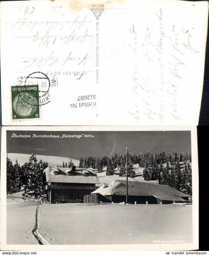 612687,Foto Ak Köflach Stubalpe Touristenhaus Salzstiegl Winteransicht
