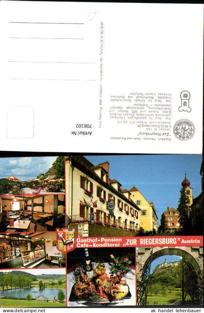 708102 Mehrbild AK Riegersburg Gasthof Pension Zur Riegersburg