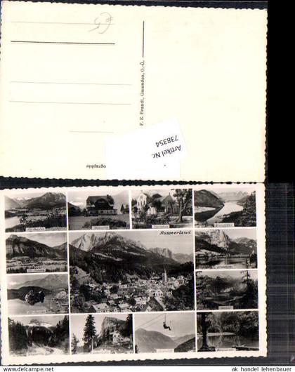 738354 Mehrbild Foto AK Ausserland Altaussee Grundlsee Sessellift Loserhütte