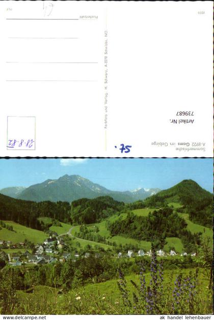 739687 Bad Gams Gams im Gebirge Ansicht Frauenthal Hieflau