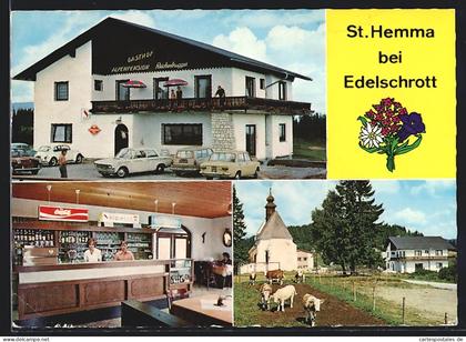 AK Edelschrott, St. Hemma am Kreuzberg, Gasthof-Alpenpension Reichenbrugger