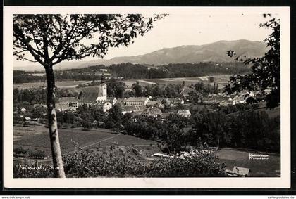 AK Eibiswald, Ortsansicht mit Kirchturm