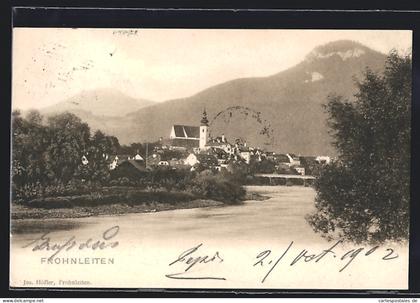 AK Frohnleiten, Teilansicht mit Kirche