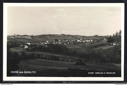 AK Gamlitz, Ortsansicht aus der Ferne