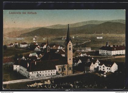 AK Lankowitz bei Köflach, Ortsansicht aus der Vogelschau