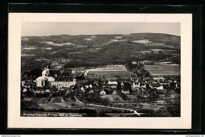 AK Pöllau, Totalansicht mit Kirche