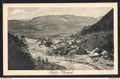 AK Trieben /Obersteiermark, Gesamtansicht mit Umgebung aus der Vogelschau