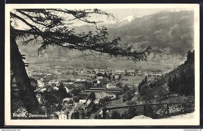AK Trieben /Steiermark, Panorama mit Ort und Bergen