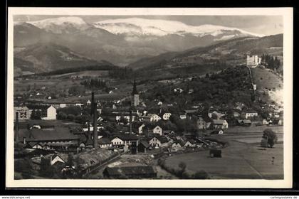AK Voitsberg, Panorama mit Schloss auf Hügel