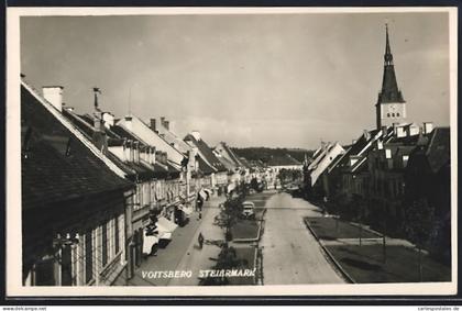 AK Voitsberg /Steiermark, Strassenpartie mit Geschäften