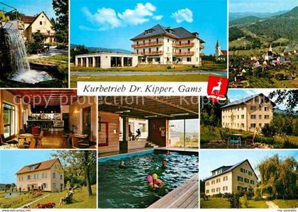 Bad Gams Kurhotel Dr Kipper Kurpark Gams Cafe Hallenbad Gudrunhof Waldhof