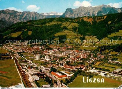 Liezen Steiermark Alpenpanorama Fliegeraufnahme