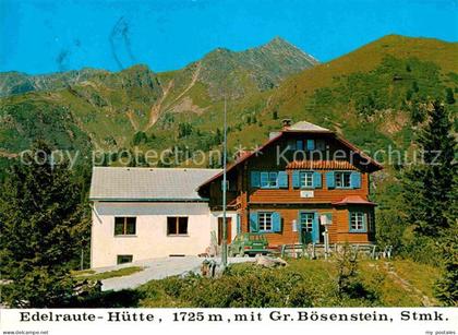 Rottenmann Steiermark Edelraute Huette mit Gr Boesenstein