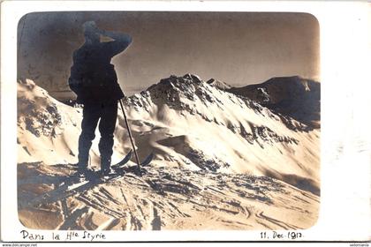 S23027 cpa Autriche - Dans la Haute Styrie 1913 " Carte Photo "