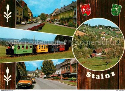 Stainz Ortsansichten Dampflokomotive Sommerfrische