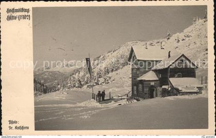 Woerschach Hochmoelbinghuette Schutzhuette Totes Gebirge