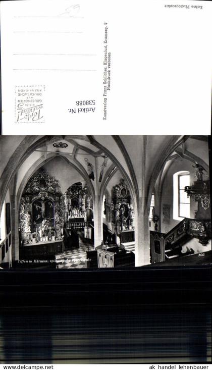 538088,Tiffen in Kärnten Kirche Innen Steindorf am Ossiachersee Feldkirchen