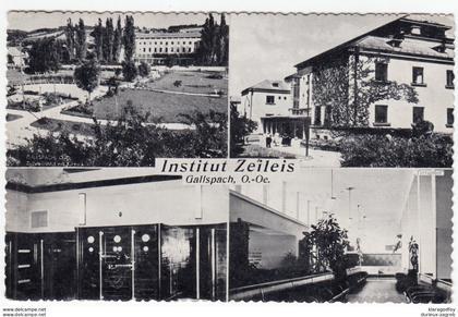Institut Zeileis, Gallspach old postcard travelled 1960 b170915