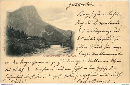 Gesäuse/Steiermark - Gesäuse, Gstatterboden, Kummerbrücke