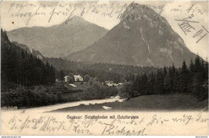 Gesäuse/Steiermark - Gesäuse, Gstatterboden mit Gstatterstein