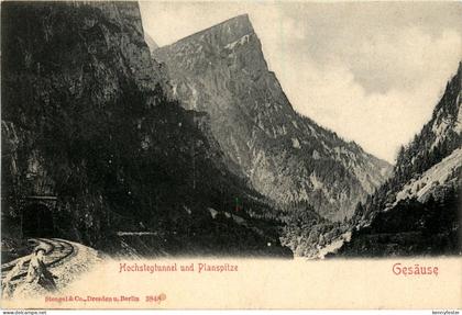 Gesäuse/Steiermark - Gesäuse, Hochstegtunnel und Planspitze