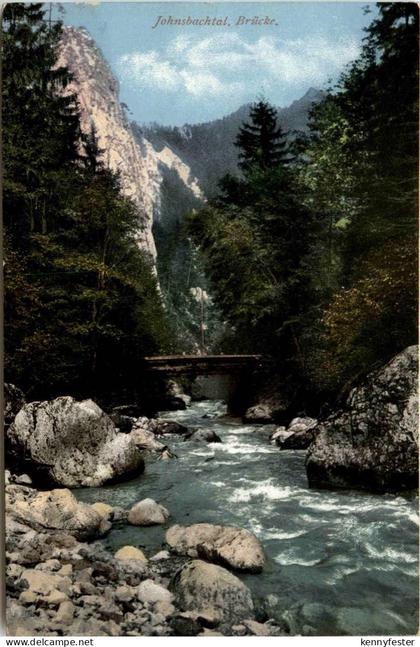 Gesäuse/Steiermark - Gesäuse, Johnsbachtal, Brücke