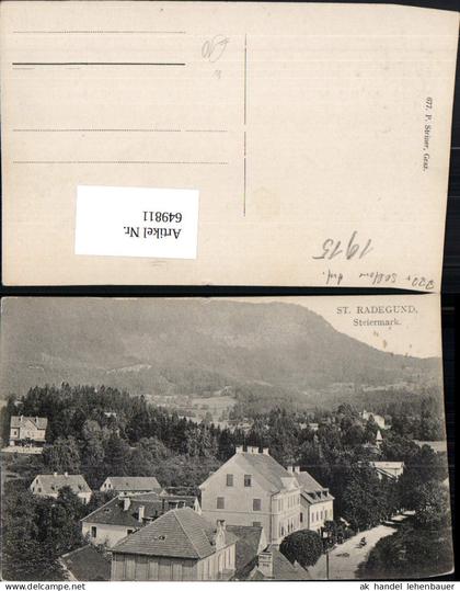 649811,St Radegund b. Graz 1915