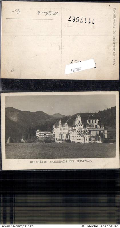 678331 seltene Foto-AK Enzenbach bei Gratwein