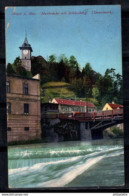 Styrie 1916 Carte postale 40% oblitéré paysages, avec 1 timbre