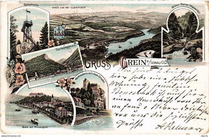 CPA AK Gruss aus Grein Ober-Osterreich Vorlaufer AUSTRIA OSTERREICH (1274729)