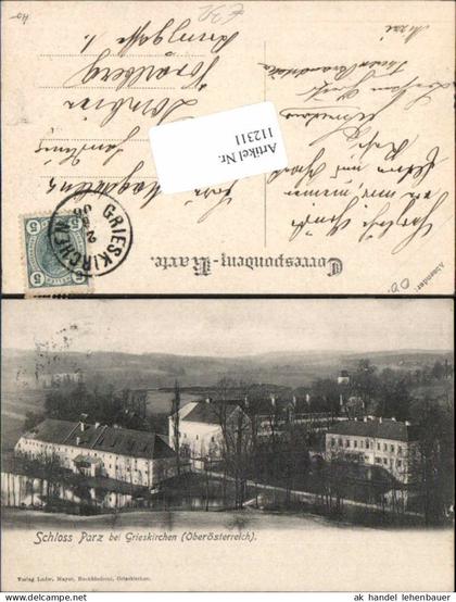 112311,Schloss Parz bei Grieskirchen um 1900