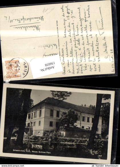 156038,Grieskirchen Neues Schloss Parz 1928
