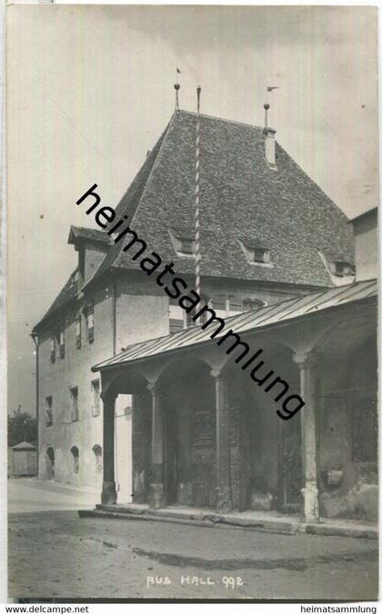 Hall in Tirol - Rathaus - Foto-Ansichtskarte - Verlag A. Stockhammer Hall 1911