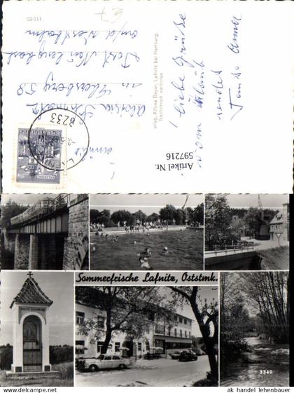 597216,Lafnitz Freibad Brücke Kapelle Fürstenfeld