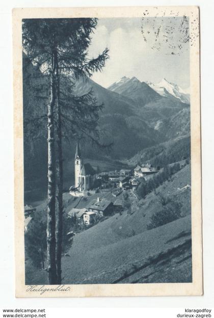 Heiligenblut old postcard travelled 1929 Villach pmk b181115
