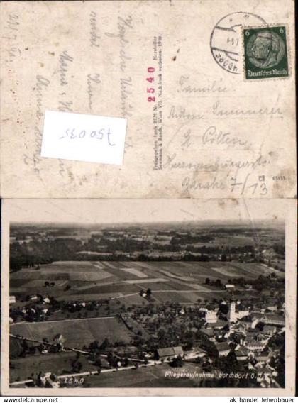 750035 seltene Fliegeraufnahme Vorchdorf Luftbild