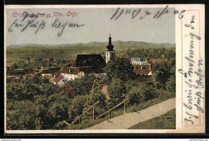 AK Sierning /Ob.-Öst., Blick zur Kirche