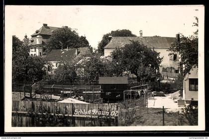 AK Traun /Oberösterreich, Schloss Traun, Panorama