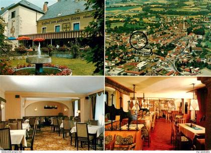 Eferding Oberoesterreich AT Gasthof Kreuzmayr Gastraeume Fliegeraufnahme