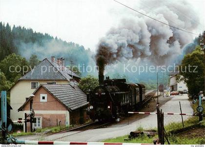 Haslach Muehl Dampf Tenderlokomotive Sonderzug in Haslach an der Muehl
