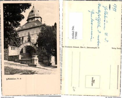 77980,Hollabrunn Strassenpartie Gendarmerieschule