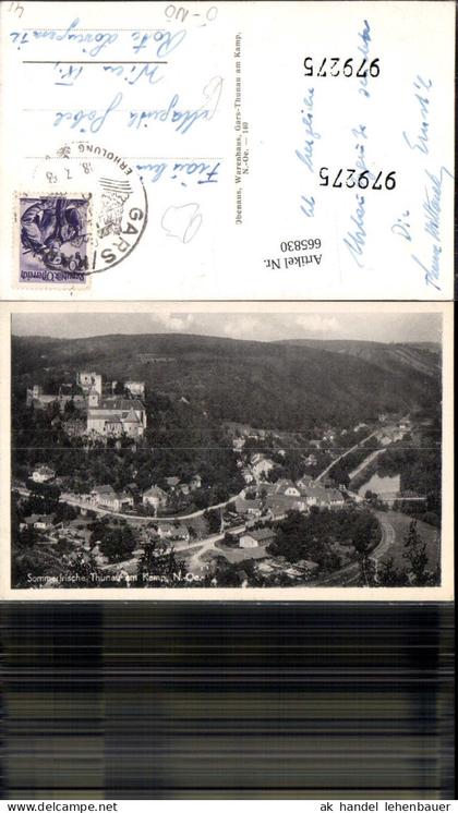 665830,Foto Ak Thunau a. Kamp Gars am Kamp Ansicht